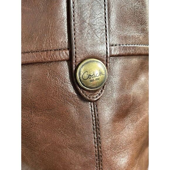 Coach 1941 Fayth Women’s 5.5 Brown Leather Boots - Picture 11 of 14